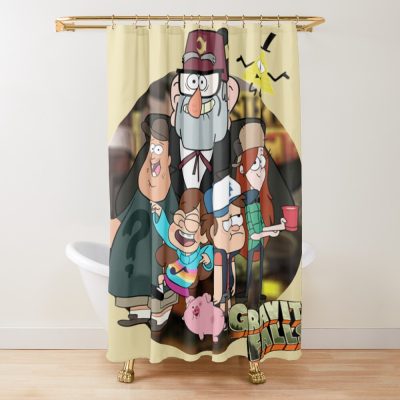 urshower curtain closedsquare1000x1000.1 33 - Gravity Falls Store